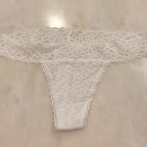 GAP Intimates & Sleepwear - White thong panties GAP Intimates & Sleepwear - White thong panties